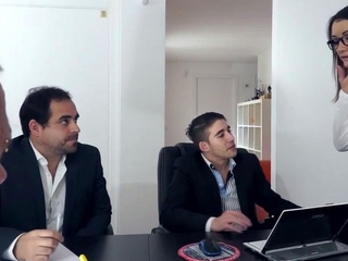 [HardFuckGirls] – Pablo, Juan And Xavi In Wild Dp Sex In