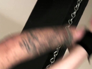 Busty piss fetish babe plays with toys on urine soaked table