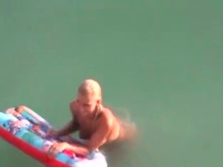 Together with stepsister on the nude beach