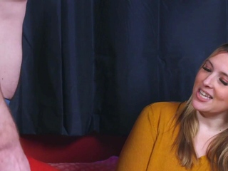 Chubby SPH voyeur mocking tiny dick