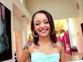 Horny anal teen brunette