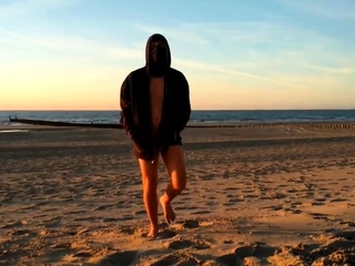 Nude Beach Twink Exposed Outdoors