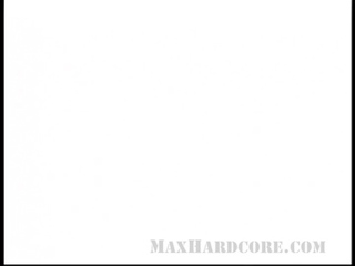 Brunette facialized outdoors