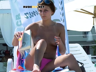 Nudist teens caught on a hidden camera